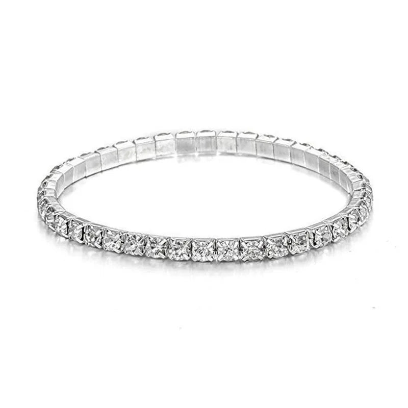 Glimmer Stretch CZ Bangle