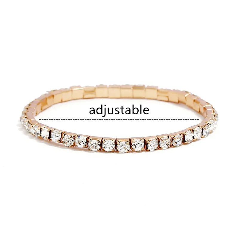 Glimmer Stretch CZ Bangle