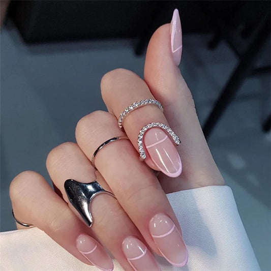 Sleek Line Fingertip Ring