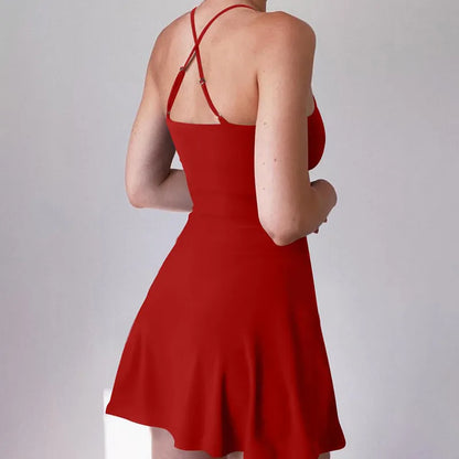 Women's Mini Tennis Dress Sleeveless