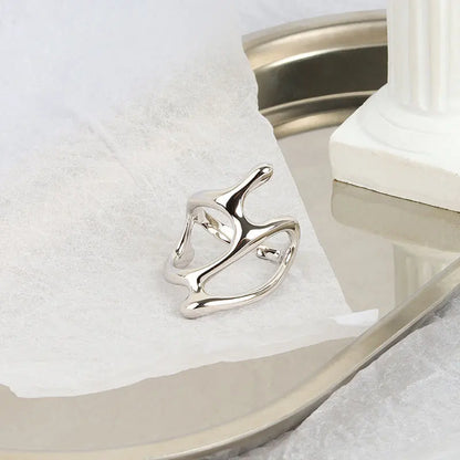 Lava Flow Waterdrop Ring