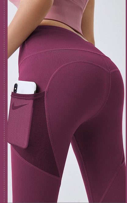 Yoga Pants Women With Pocket Leggings Sport Girl Gym Leggings Women Tummy Control Jogging Tights Female Fitness Pants