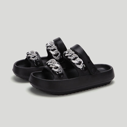 Chains Thick-soled Sandals